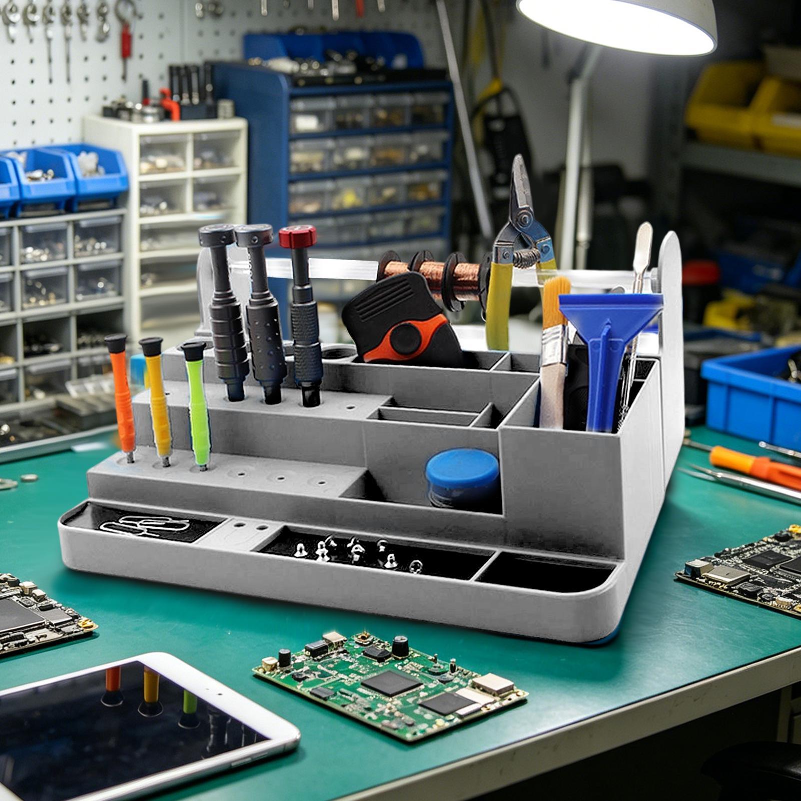 Electronics Repair Shops - Heavy-Duty Desktop Storage Electronics Repair Tool