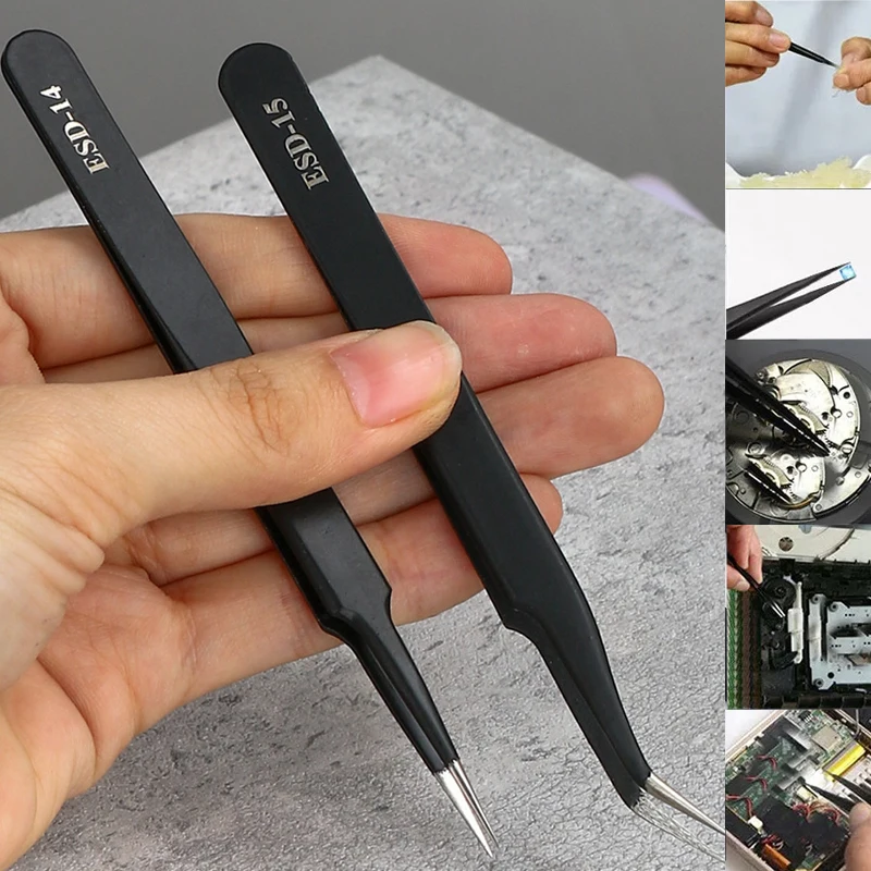 Watch Tweezers Tool ESD Anti-S - огляд і ціна Electronics Repair Tool Kit