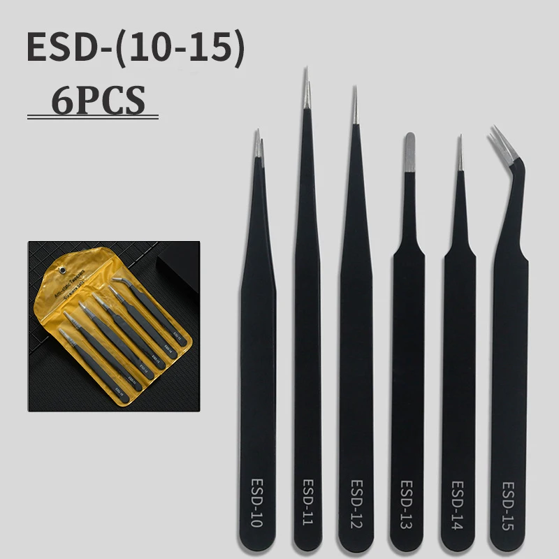 Watch Tweezers Tool ESD Anti-S - огляд і ціна Electronics Repair Tool Kit