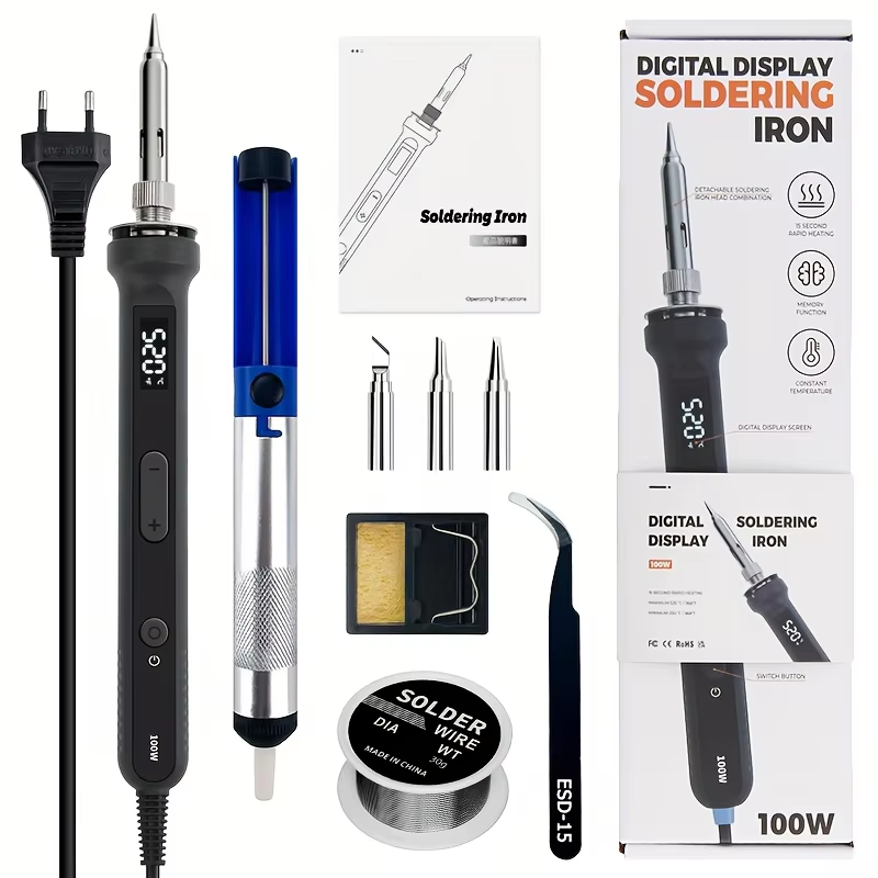 100W Digital Soldering Iron Ki - огляд і ціна Electronics Repair Tool