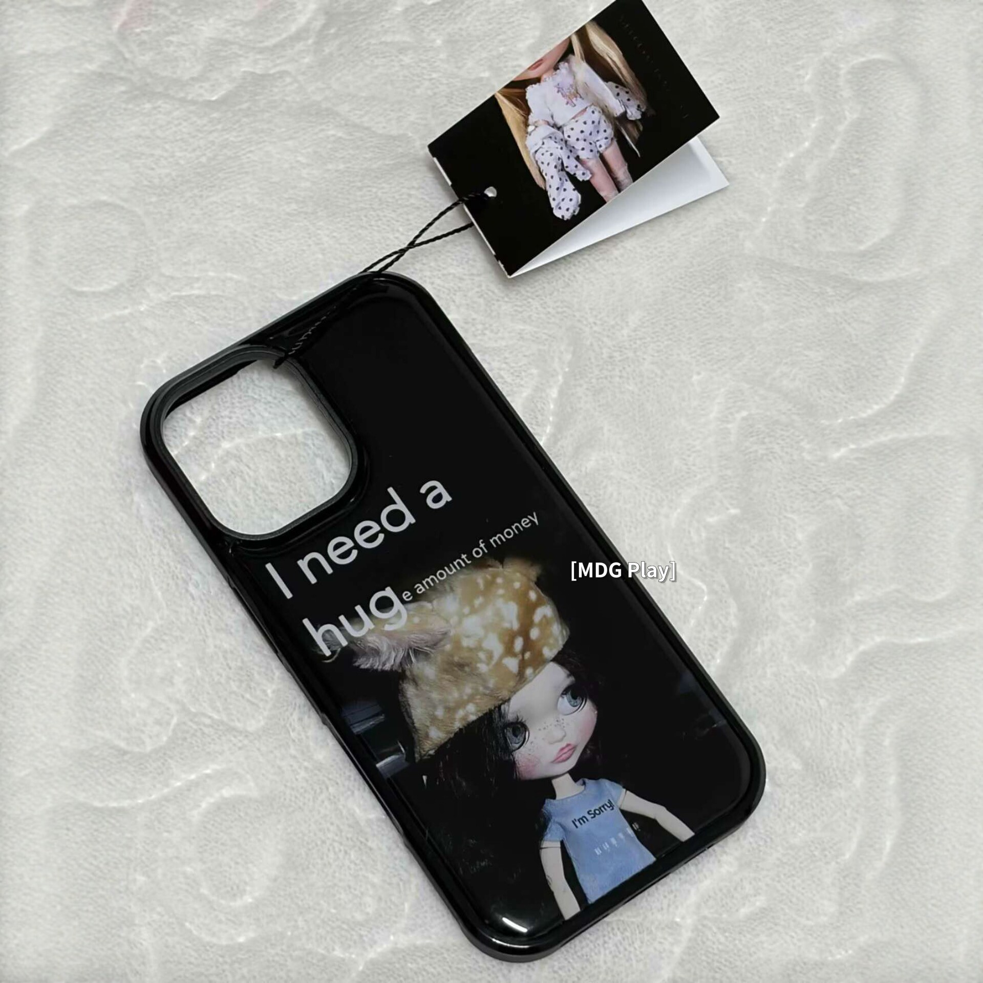 Korean Ins Cute Headscarf Doll - огляд і ціна Back Cover Adhesive