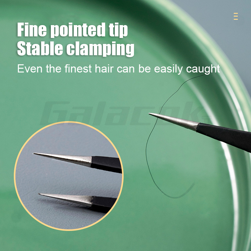 6pcs Precision Long Tweezers S - огляд і ціна Electronics Repair Tool Kit