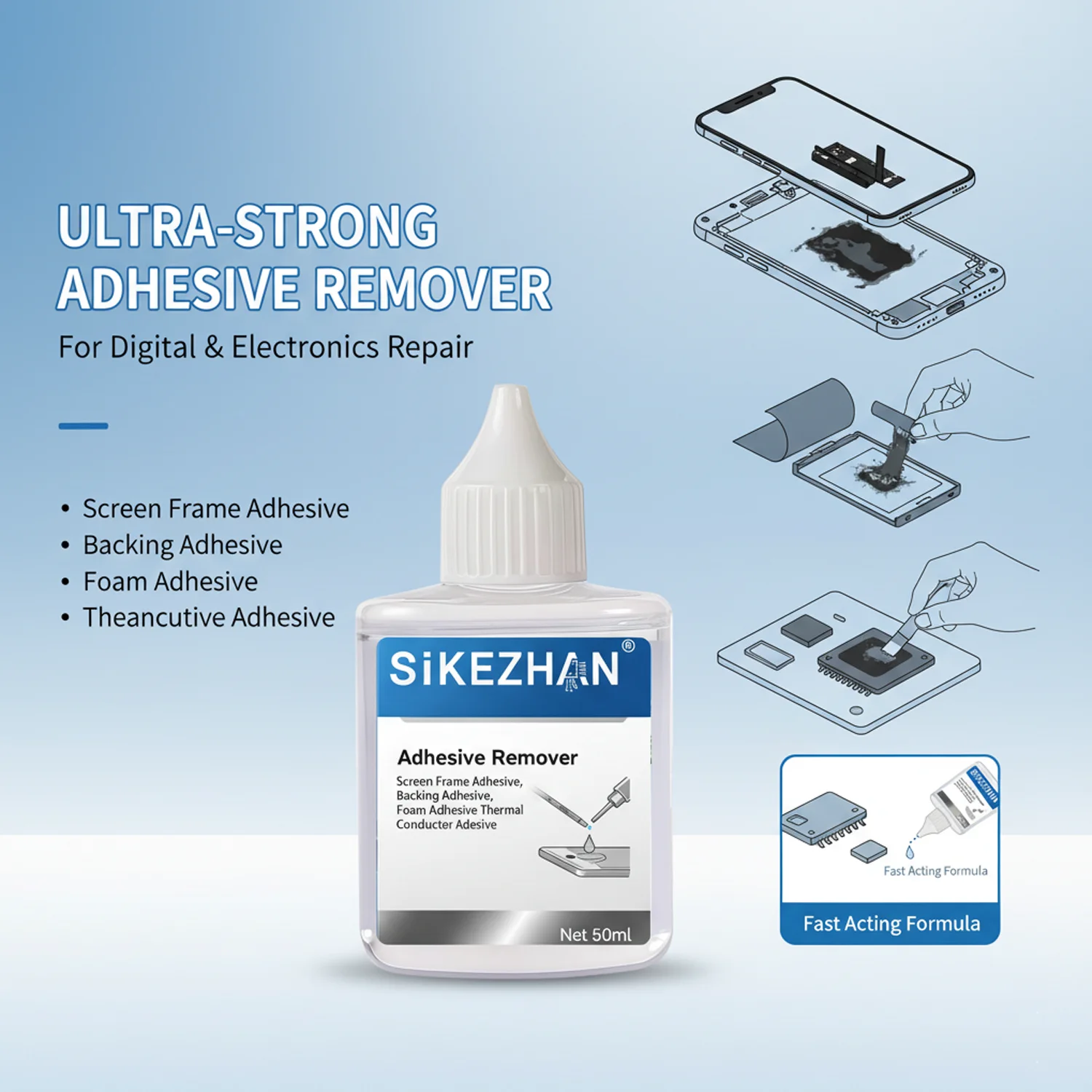 Universal Glue Cleaning Liquid - огляд і ціна Electronics Repair Tool