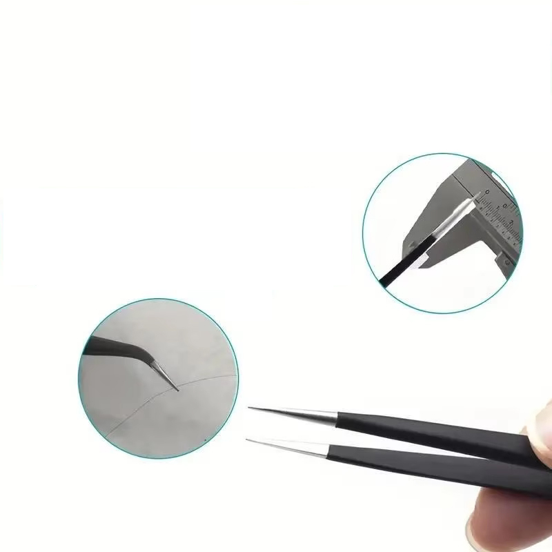 6pcs Precision Long Tweezers S - огляд і ціна Electronics Repair Tool